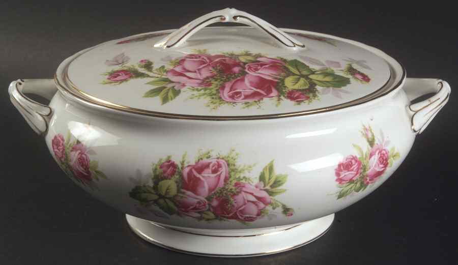 Moss Rose Round Covered Vegetable by Tuscan - Royal Tuscan-1