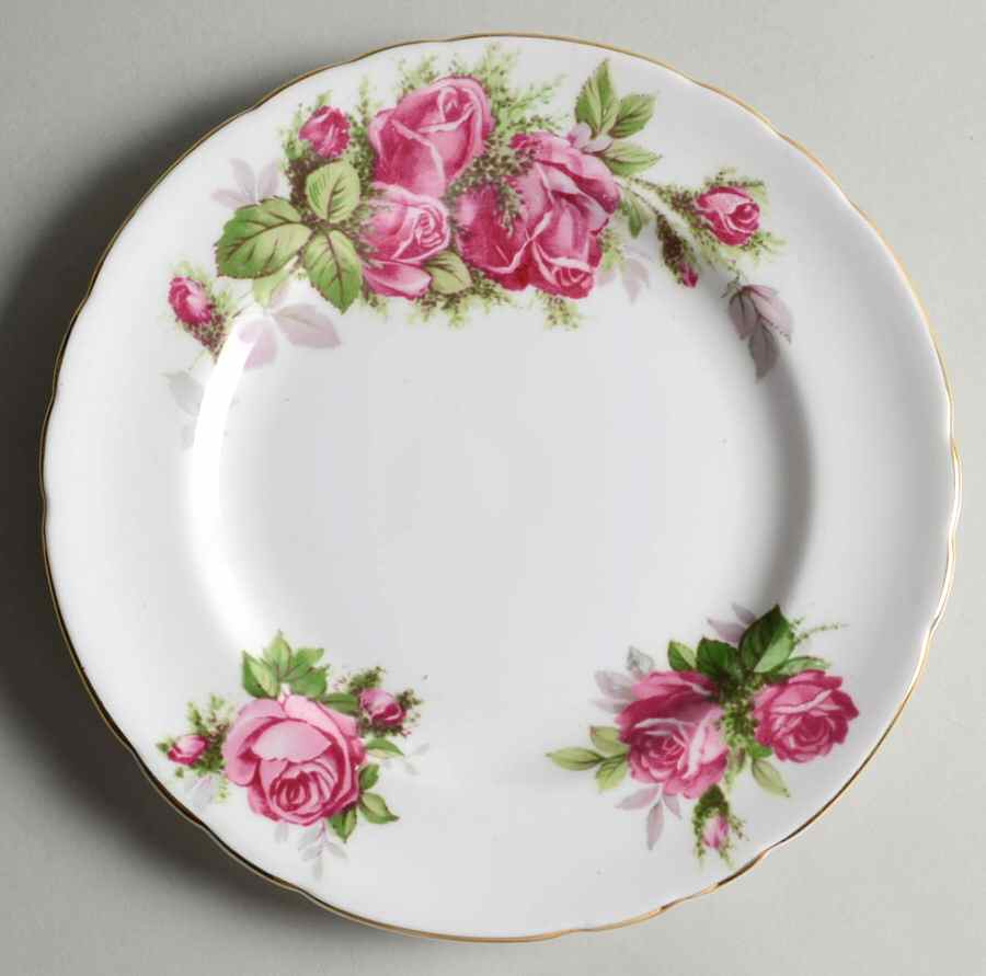 Moss Rose Luncheon Plate by Tuscan - Royal Tuscan-1