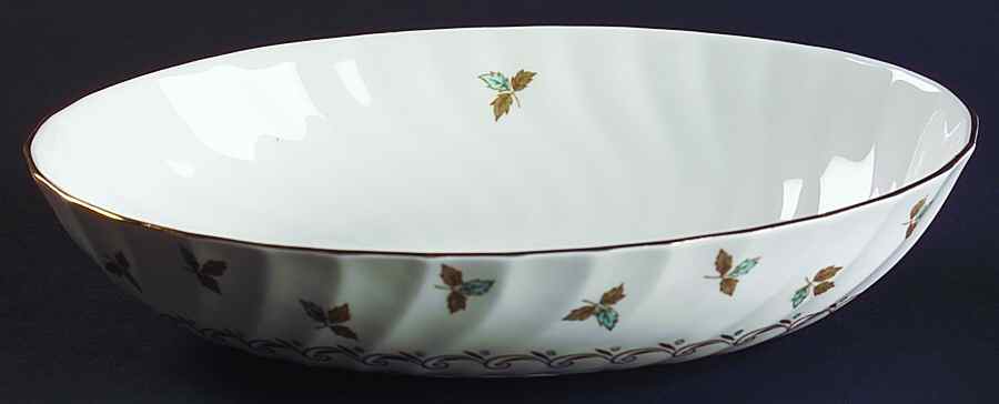 Nanette 9" Oval Vegetable Bowl by Tuscan - Royal Tuscan-1