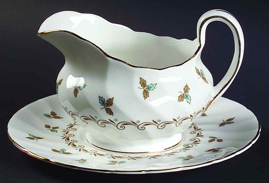 Nanette Gravy Boat & Underplate by Tuscan - Royal Tuscan-1