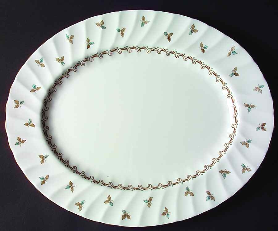 Nanette 15" Oval Serving Platter by Tuscan - Royal Tuscan-1
