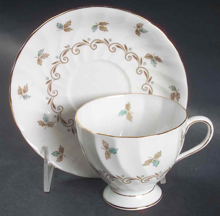 Nanette Footed Cup & Saucer Set by Tuscan - Royal Tuscan-1