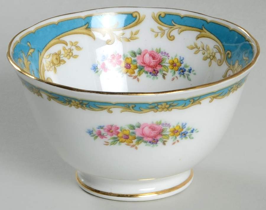 Naples Blue Open Sugar Bowl by Tuscan - Royal Tuscan-1