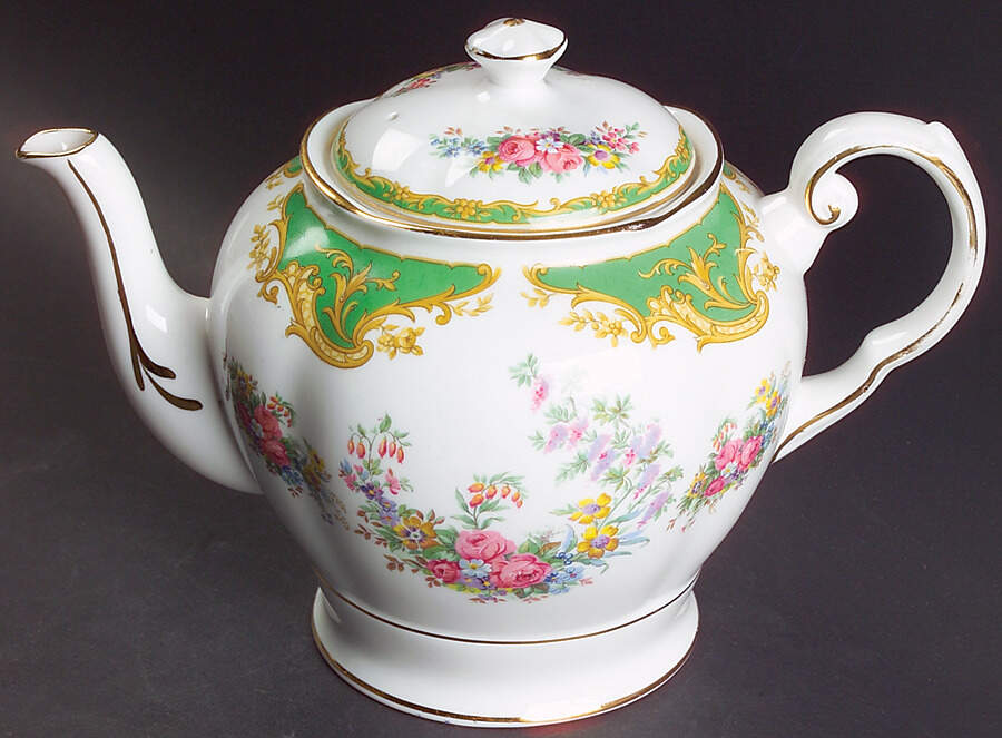 Naples Green Teapot & Lid by Tuscan - Royal Tuscan-1