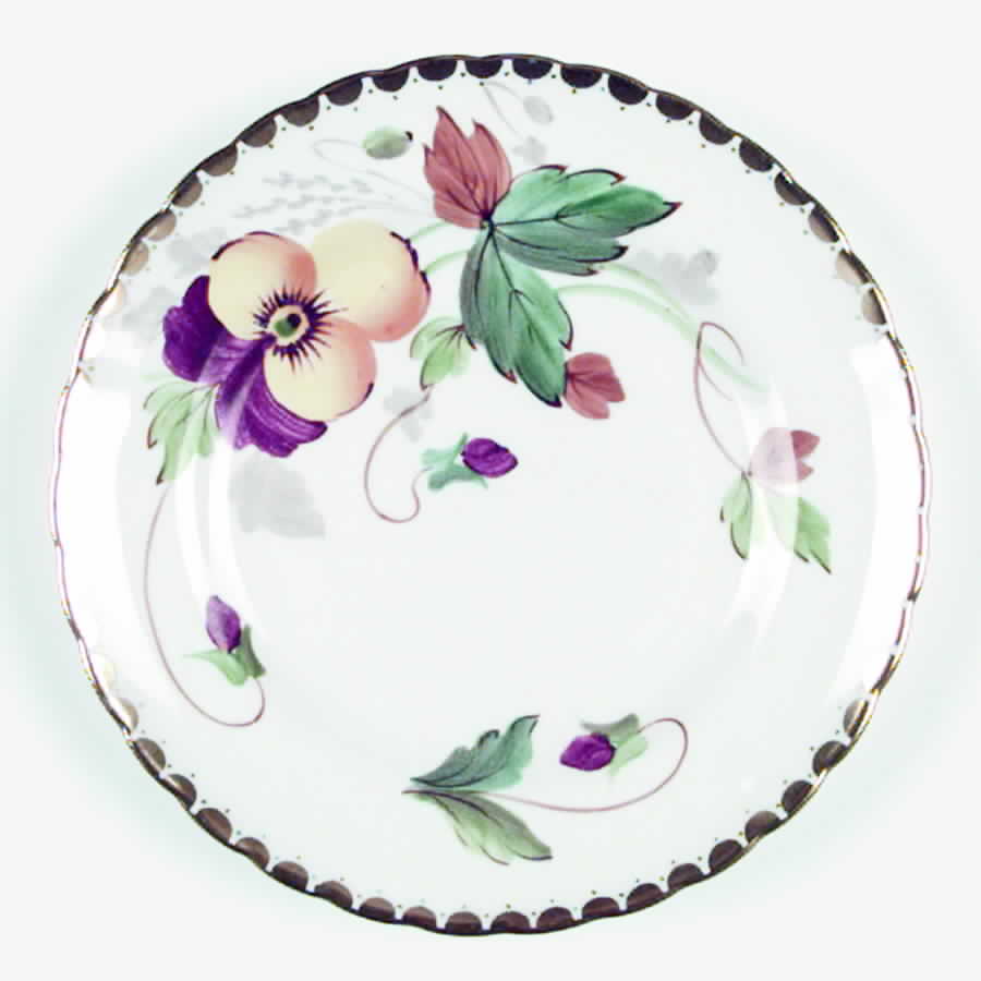 Pansy Dessert/Pie Plate by Tuscan - Royal Tuscan-1