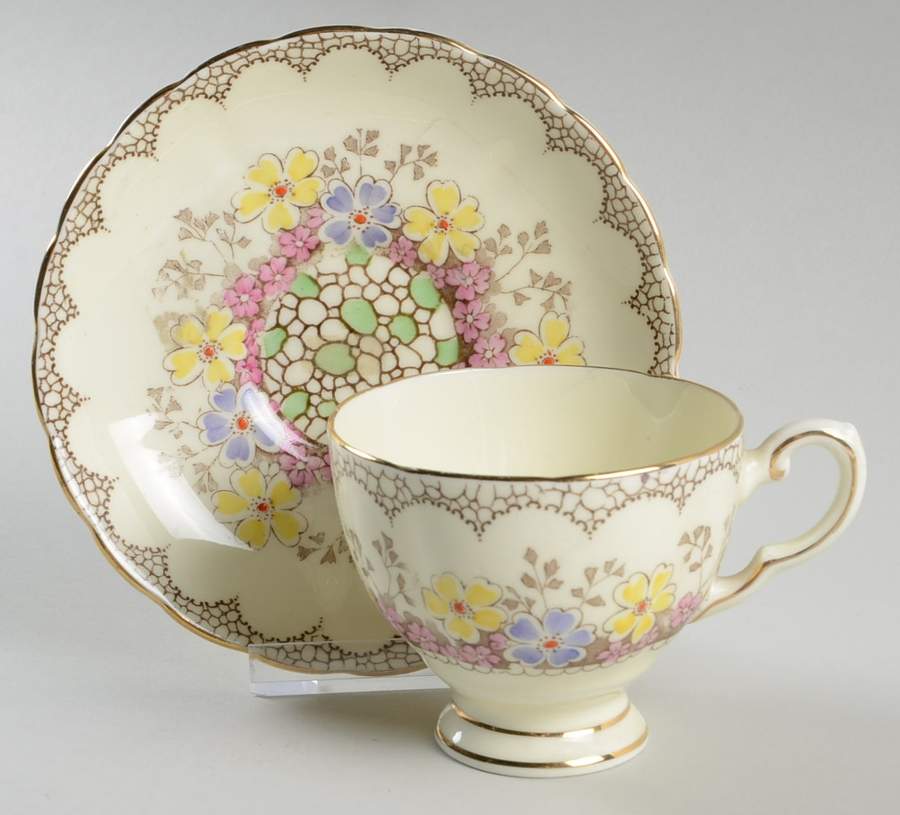 8118A Footed Cup & Saucer Set by Tuscan - Royal Tuscan-1