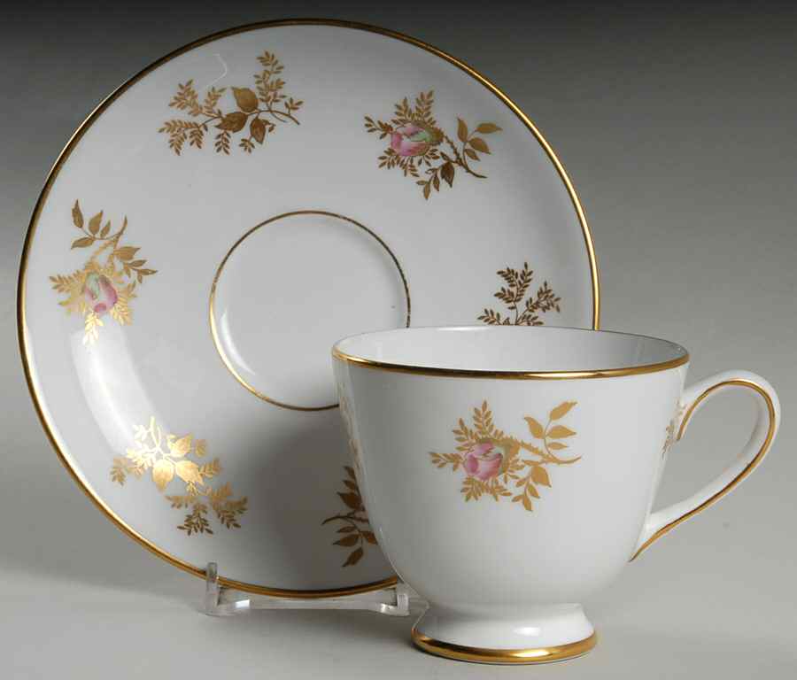 Princess Footed Cup & Saucer Set by Tuscan - Royal Tuscan-1