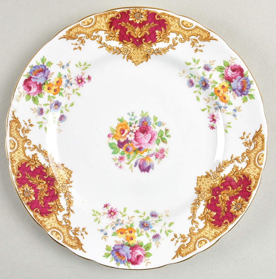 Provence Maroon Salad Plate by Tuscan - Royal Tuscan-1