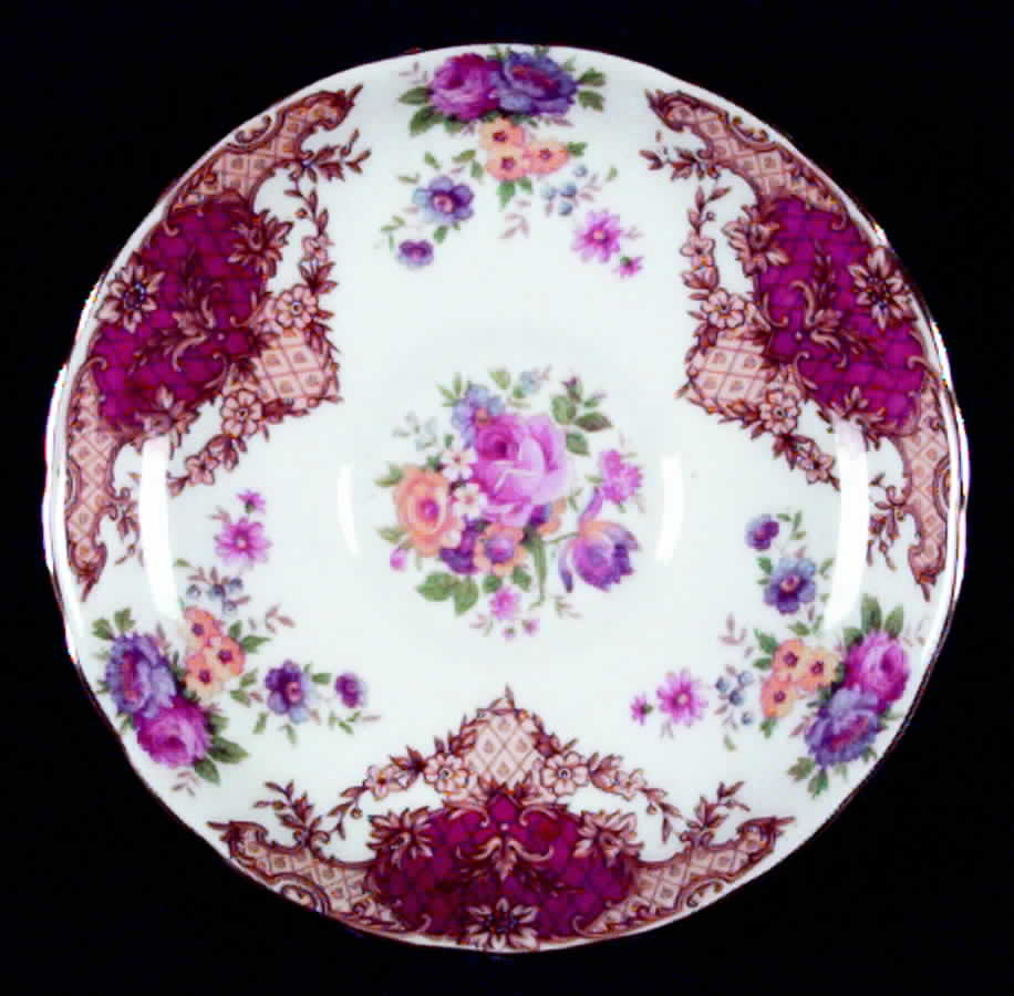 Provence Maroon Saucer by Tuscan - Royal Tuscan-1