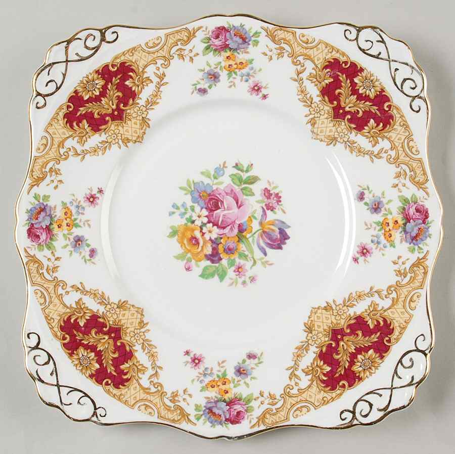 Provence Maroon Cookie Plate by Tuscan - Royal Tuscan-1