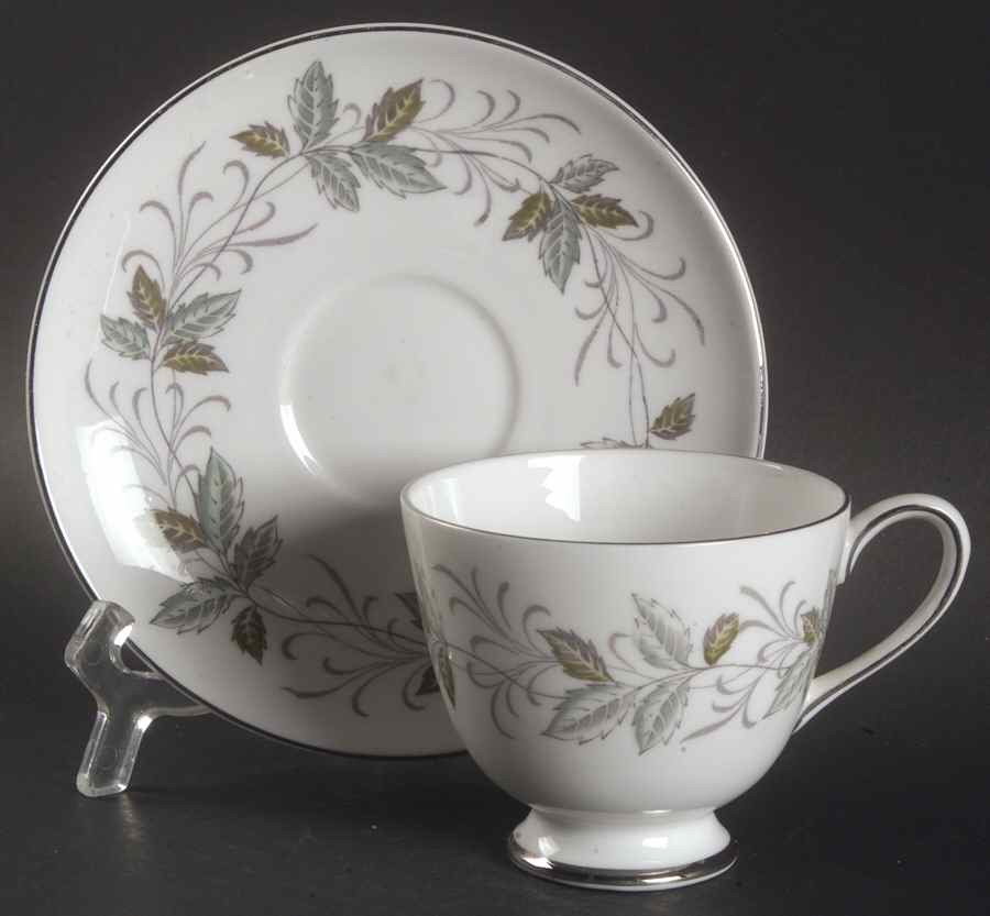 Rondeley Footed Cup & Saucer Set by Tuscan - Royal Tuscan-1