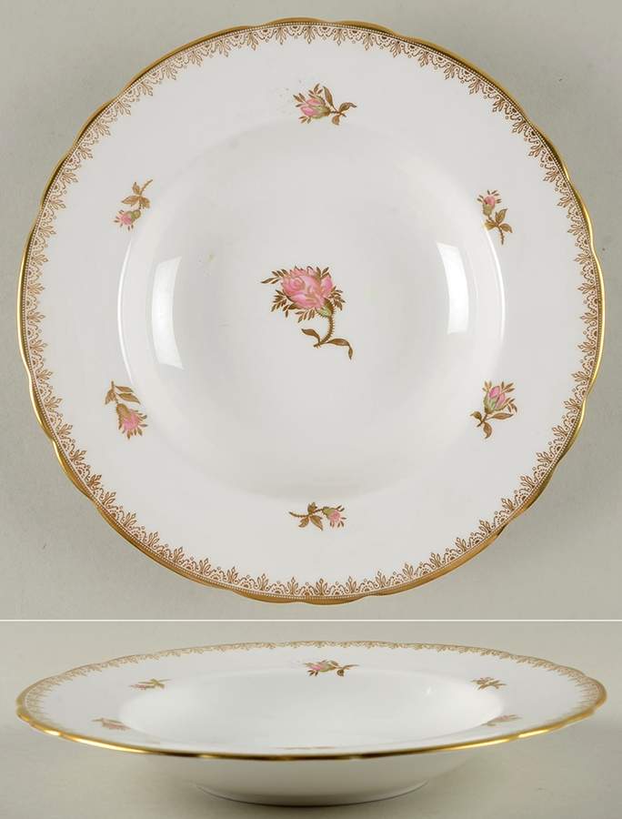 Rosalie Rim Soup Bowl by Tuscan - Royal Tuscan-1