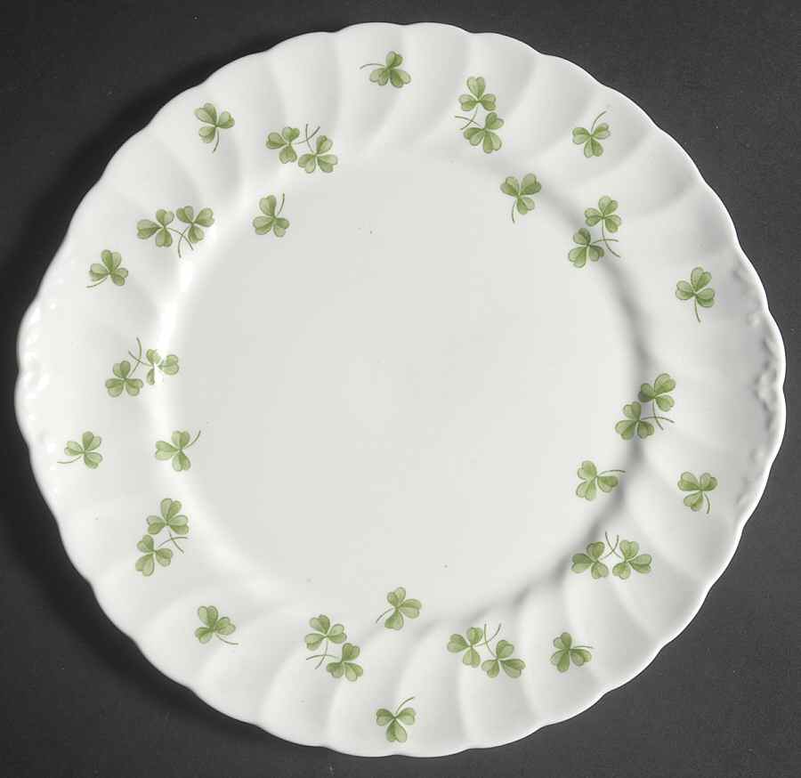 Shamrock Handled Cake Plate by Tuscan - Royal Tuscan-1