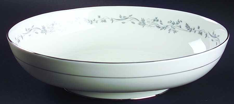Silver Glade 9" Oval Vegetable Bowl by Tuscan - Royal Tuscan-1