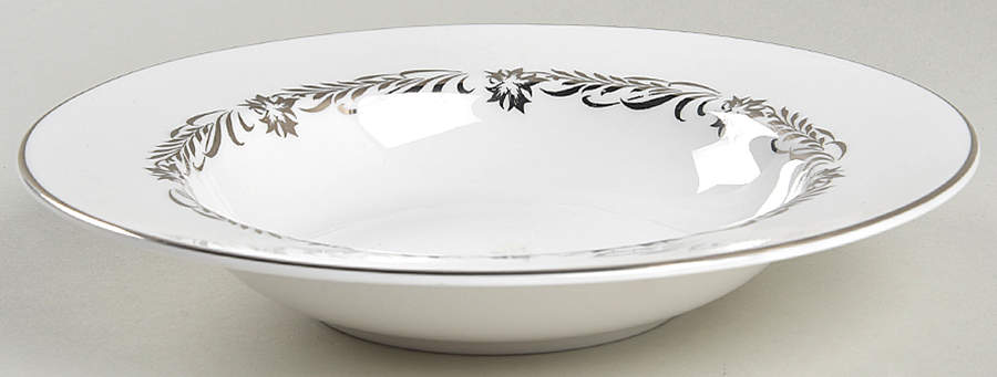 Silver Heritage Rim Soup Bowl by Tuscan - Royal Tuscan-1