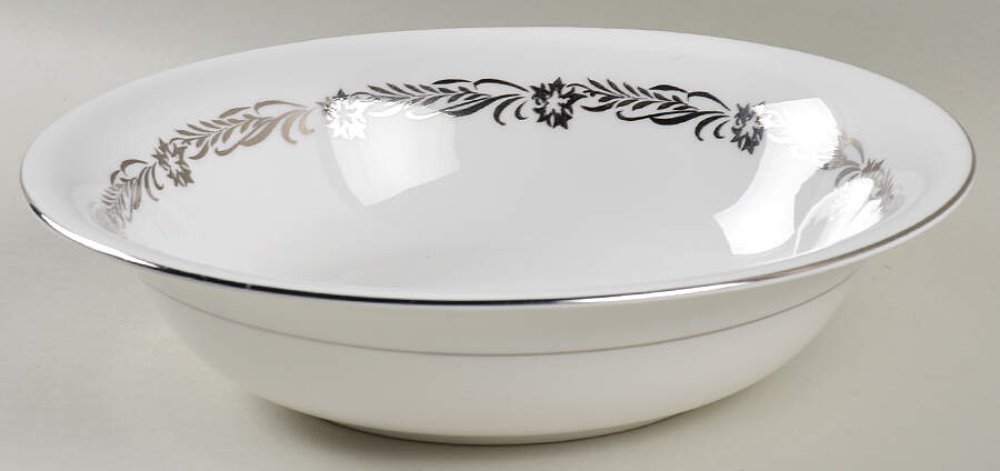 Silver Heritage 9" Round Vegetable Bowl by Tuscan - Royal Tuscan-1