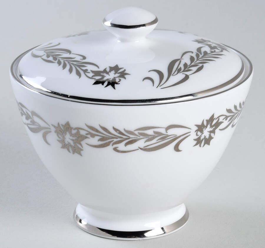 Silver Heritage Sugar Bowl & Lid by Tuscan - Royal Tuscan-1
