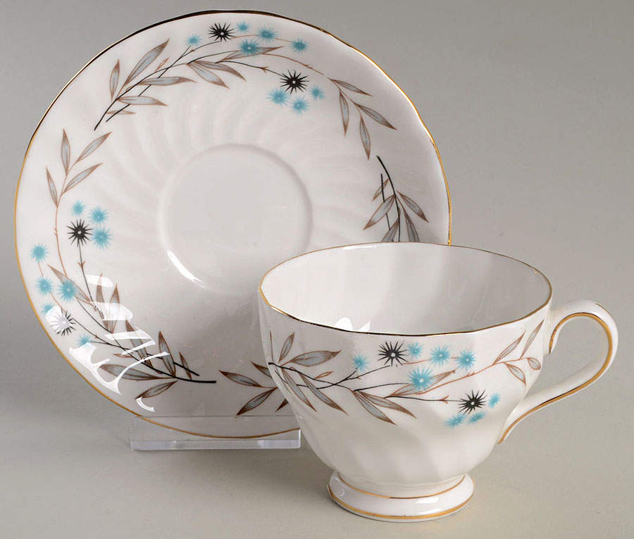 Southern Star Footed Cup & Saucer Set by Tuscan - Royal Tuscan-1