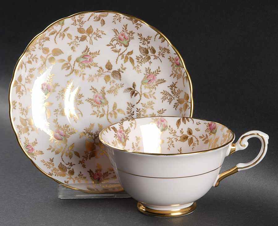 Sunshine Footed Cup & Saucer Set by Tuscan - Royal Tuscan-1