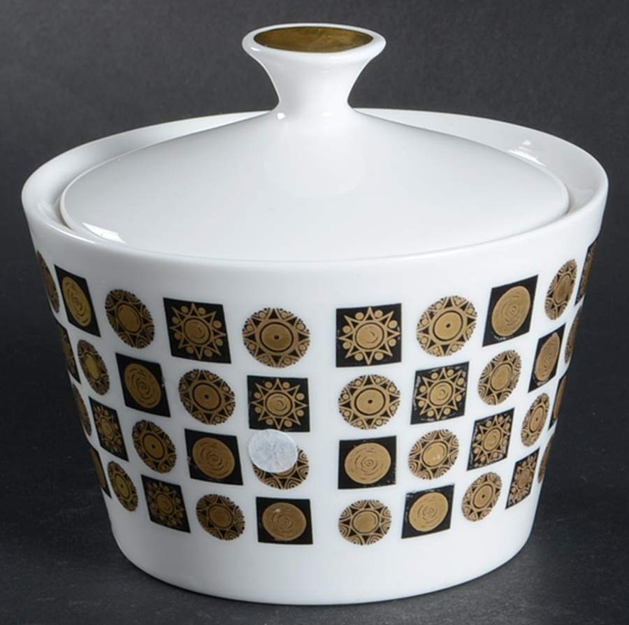 Tiara Sugar Bowl & Lid by Tuscan - Royal Tuscan-1