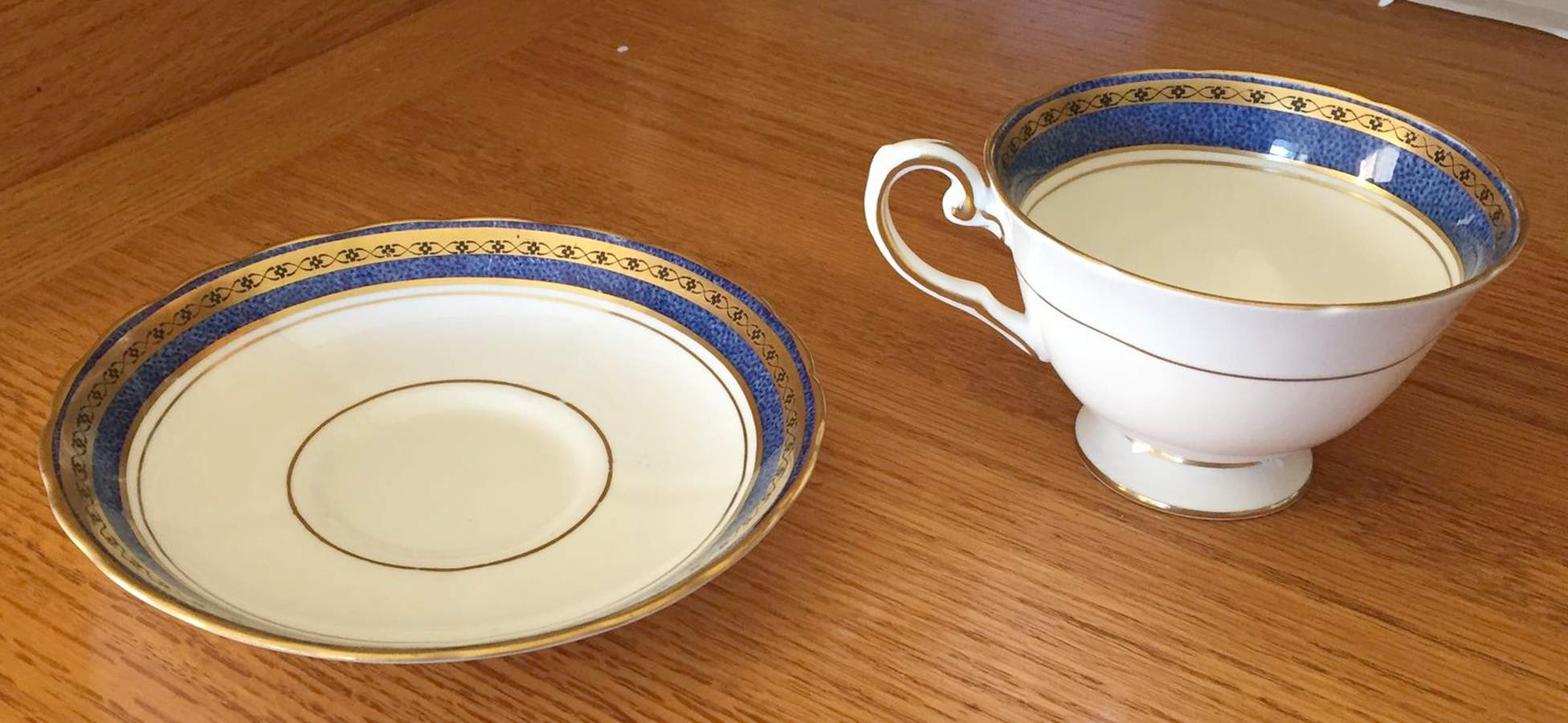 429 Footed Cup & Saucer Set by Tuscan - Royal Tuscan-1