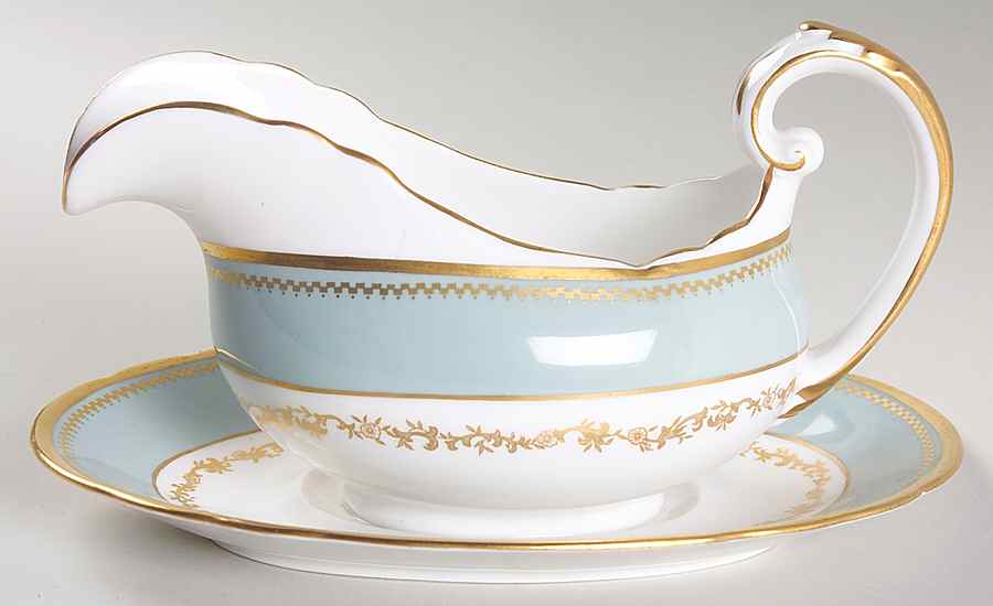 Westbury Gravy Boat with Attached Underplate by Tuscan - Royal Tuscan-1