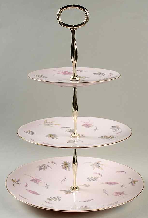 Windswept (Smooth) 3-Tiered Serving Tray (DP, SP, BB) by Tuscan - Royal Tuscan-1