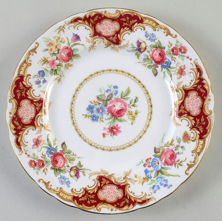 Windsor Red Salad Plate by Tuscan - Royal Tuscan-1