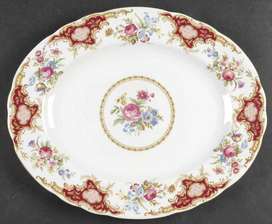 Windsor Red 13" Oval Serving Platter by Tuscan - Royal Tuscan-1