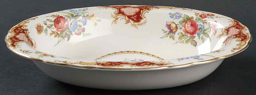 Windsor Red 9" Oval Vegetable Bowl by Tuscan - Royal Tuscan-1