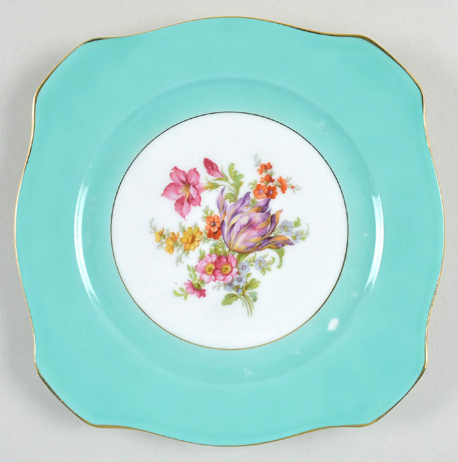 TIR121 Square Salad Plate by Tirschenreuth-1
