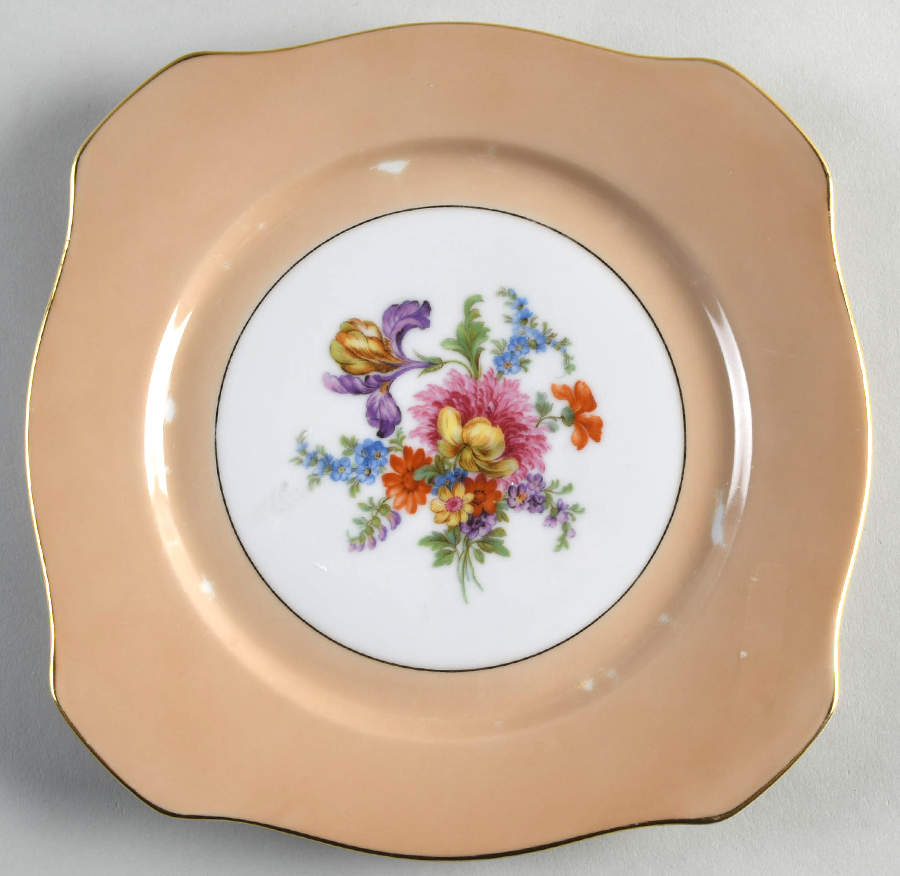 TIR121 Square Salad Plate by Tirschenreuth-1