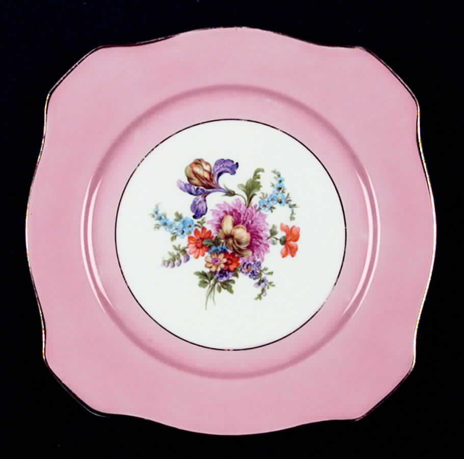 TIR121 Square Salad Plate by Tirschenreuth-1