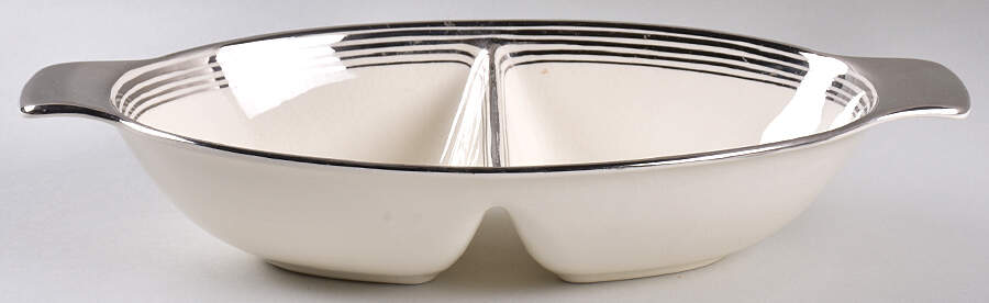 TST279 12" Oval Divided Vegetable Bowl by Taylor, Smith & Taylor (Ts&T)-1