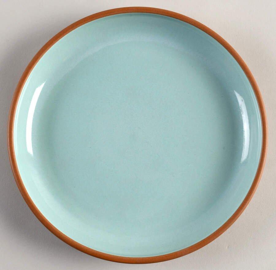 Chateau Buffet Cinnamon Turquoise Salad Plate by Taylor, Smith & Taylor (Ts&T)-1