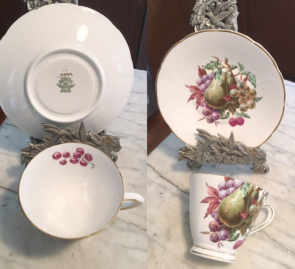 TUS29 Footed Cup & Saucer Set by Tuscan - Royal Tuscan-1