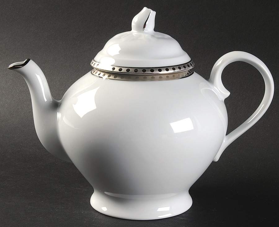 Platinum Band Teapot & Lid by Tiffany-1