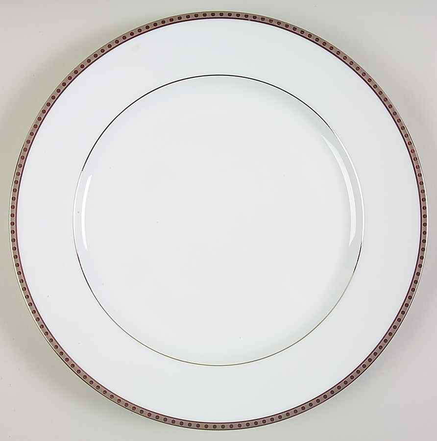 Platinum Band Service Plate (Charger) by Tiffany-1
