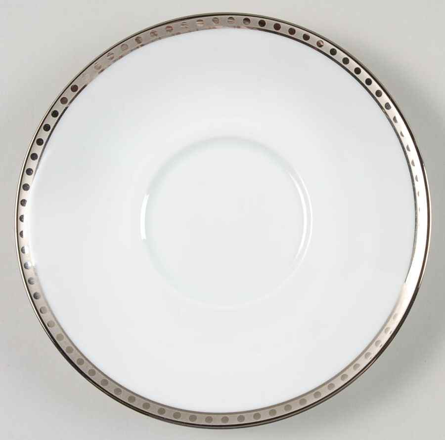 Platinum Band Saucer for Cream Soup Bowl by Tiffany-1