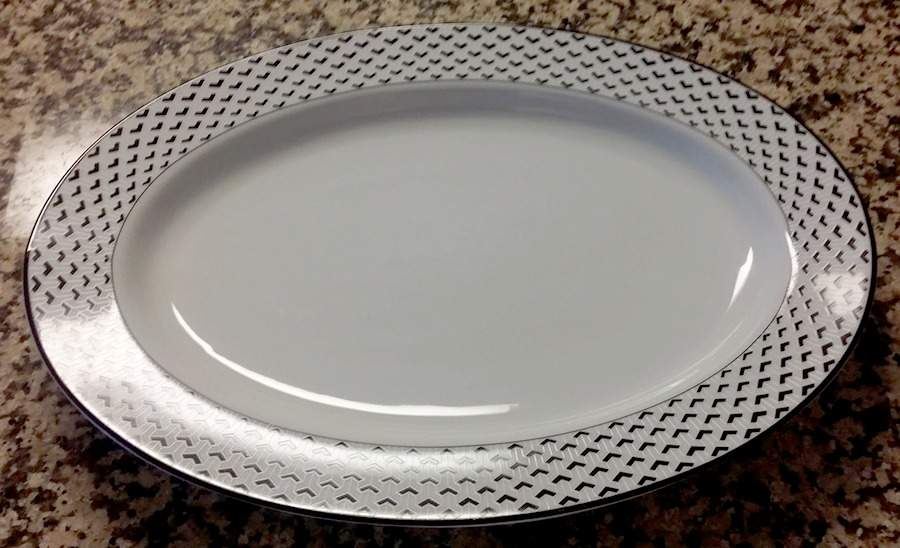 Gotham 14" Oval Serving Platter by Tiffany-1
