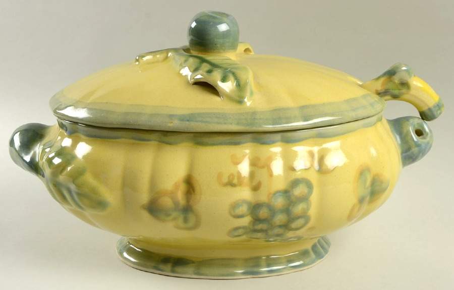 Vintage Tureen & Lid w/Ladle by John B Taylor-1