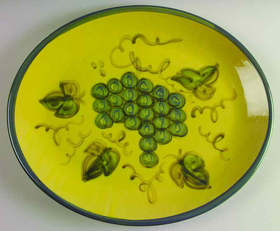 Vintage 15" Oval Serving Platter by John B Taylor-1
