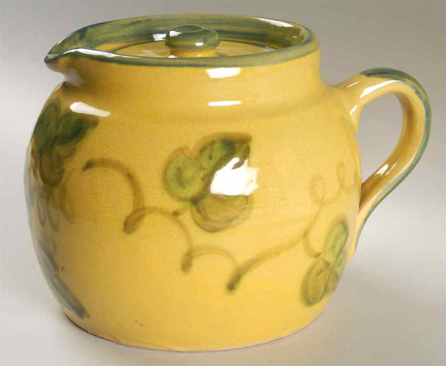 Vintage Bean Pot & Lid by John B Taylor-1