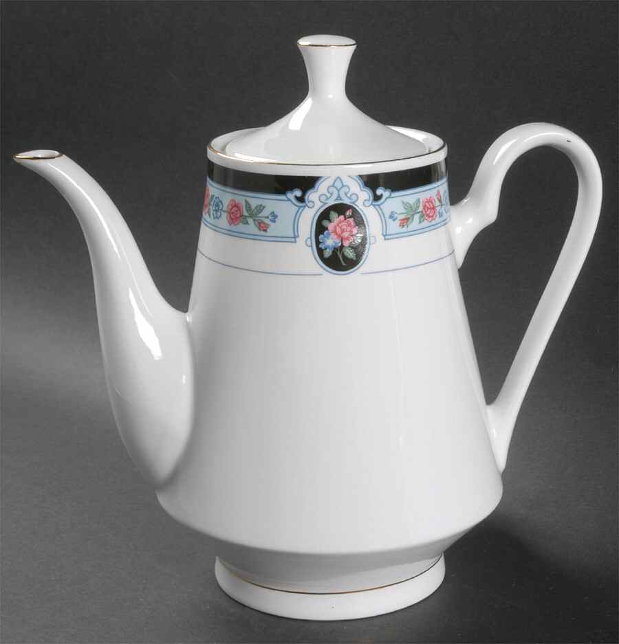 Cameo Rose Teapot & Lid by Tienshan-1