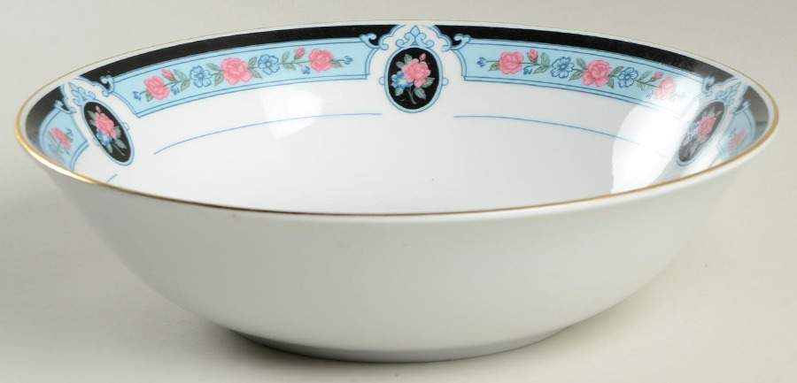 Cameo Rose 9" Round Vegetable Bowl by Tienshan-1