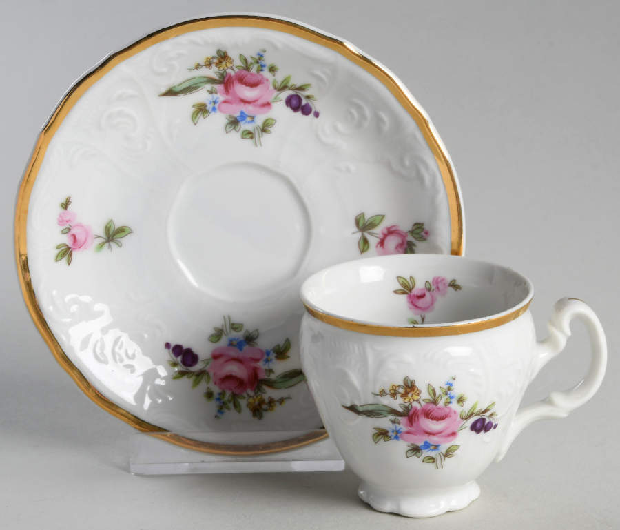 Sonata Footed Demitasse Cup & Saucer Set by Thun-1
