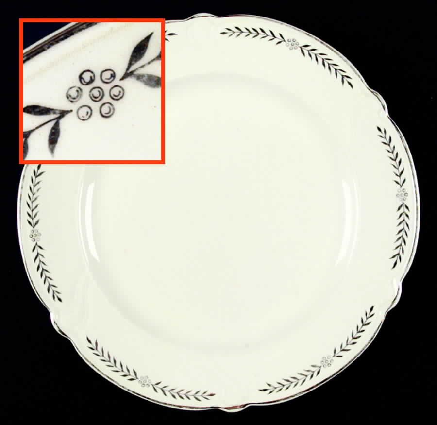 TST282 Dinner Plate by Taylor, Smith & Taylor (Ts&T)-1
