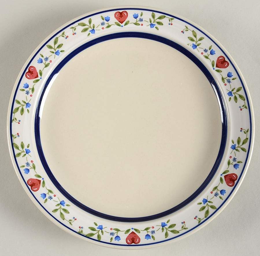 Country Morning Salad Plate by Tienshan-1