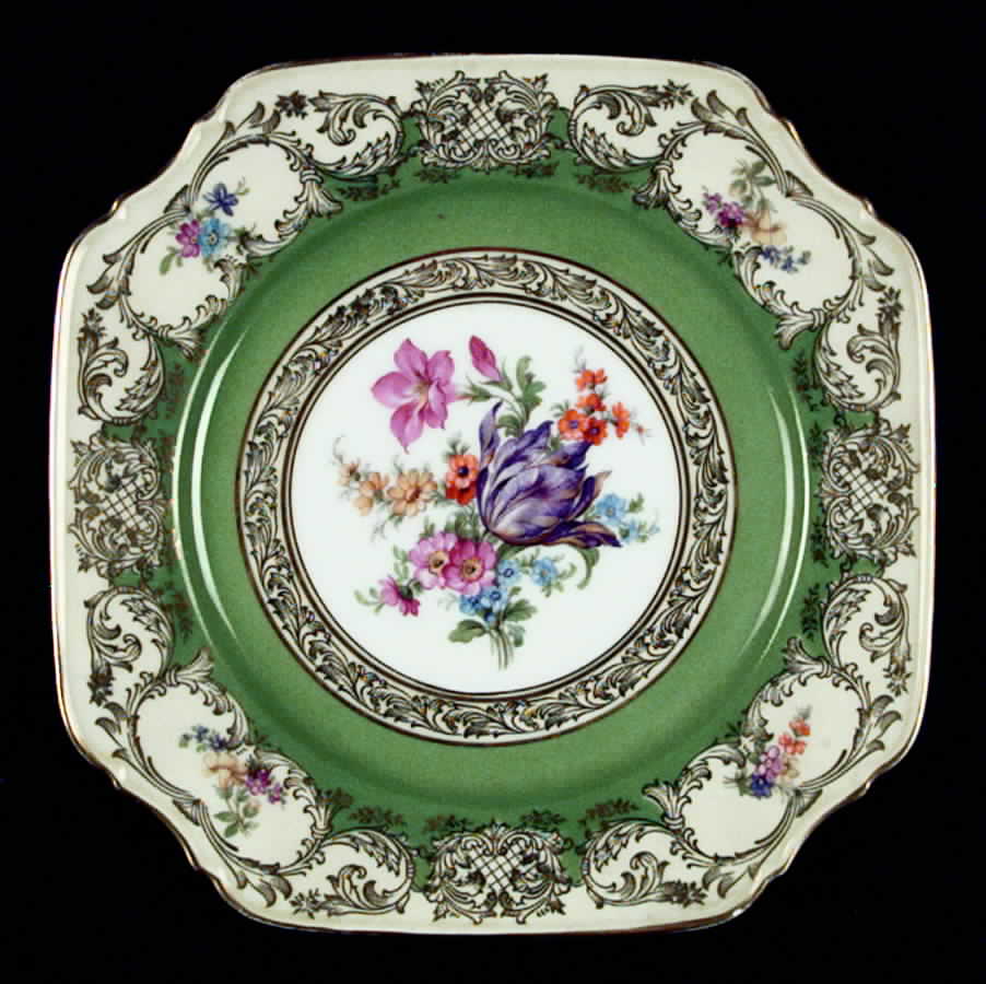 TIR124 Square Salad Plate by Tirschenreuth-1