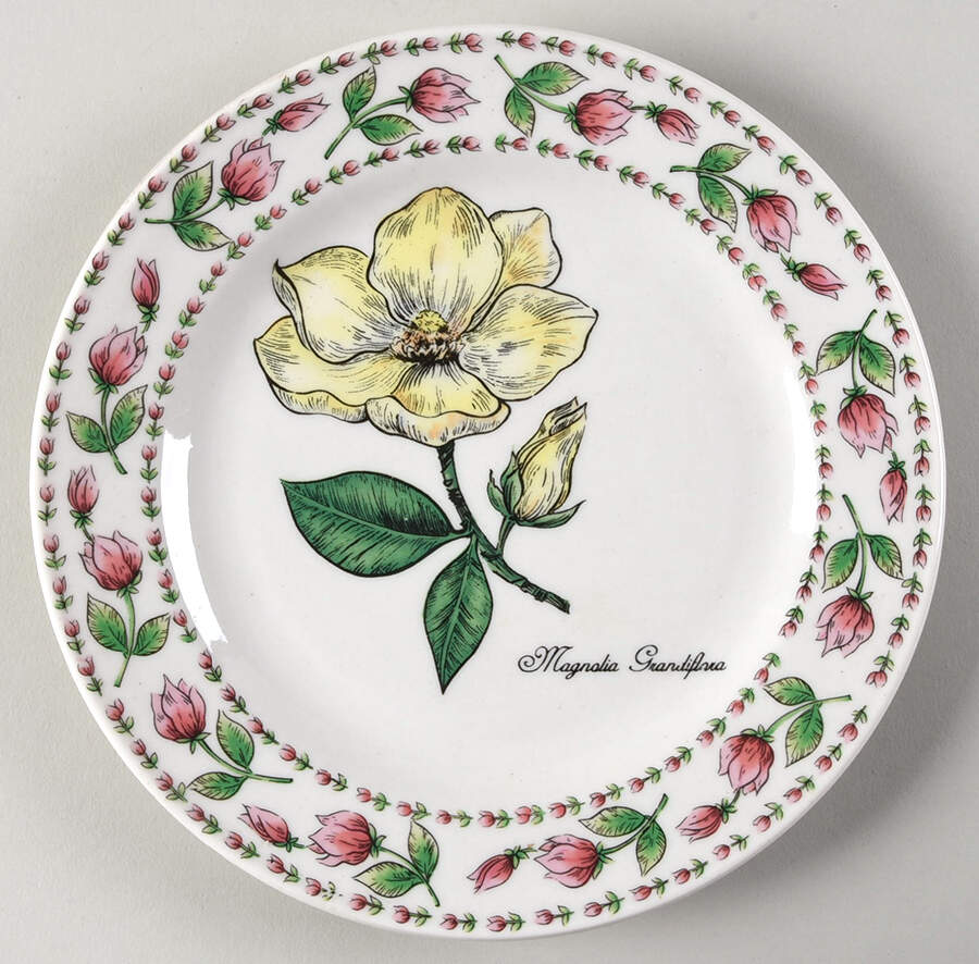Botanical Gardens Salad Plate by Tabletops Unlimited-1